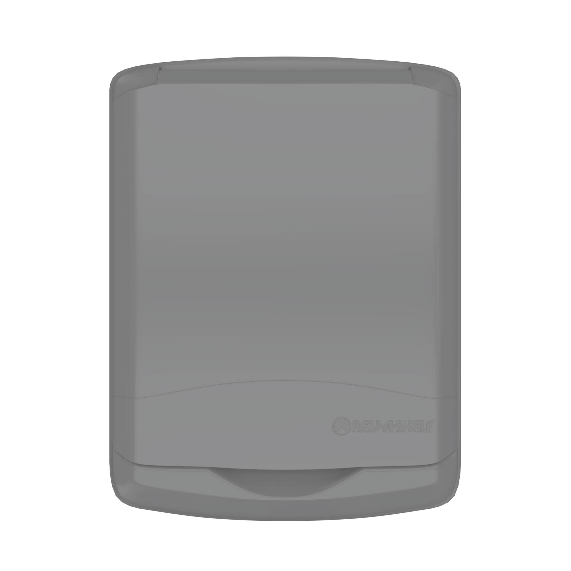 Alt View 7. Rev-A-Shelf - Rev-A-Shelf 35 qt. Trash Can Replacement Lid, Silver (Lid Only), RV-35-LID-17-1 - Silver.