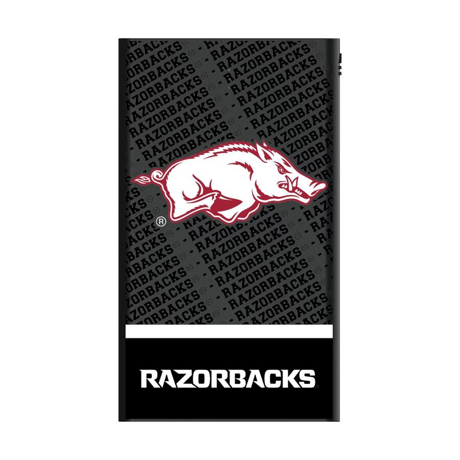 Cnc Razorbacks Keyscaper Arkansas Razorbacks Endzone Plus 5000mAh Flat Powerbank Black ...