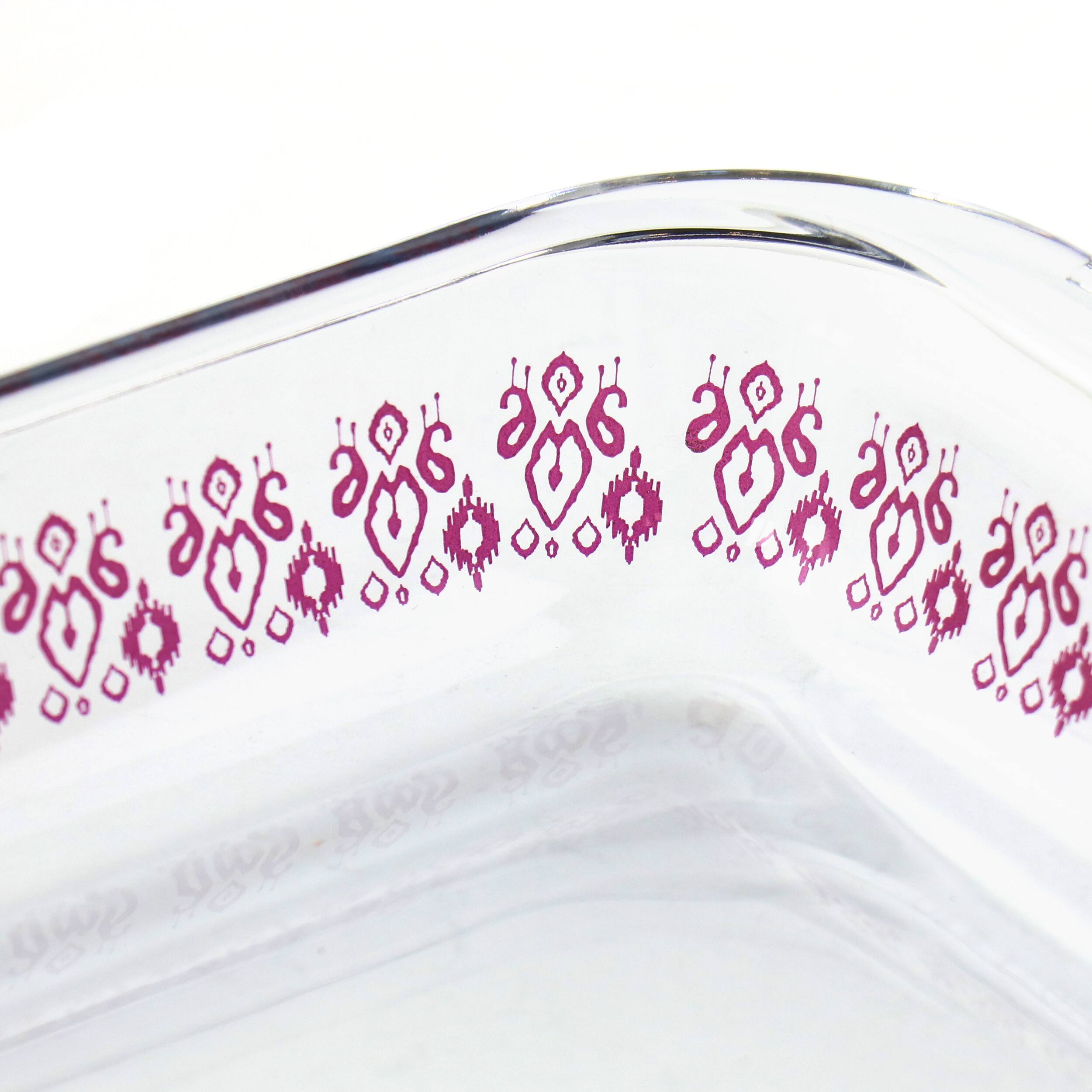 Alt View 3. Gibson - Spice By Tia Mowry 2 Piece 3.1 Quart and 2.3 Quart Glass Baker Set in Blue and Pink - Blue and Pink.