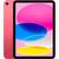 Front. Apple - Certified Refurbished iPad 10.9" (10th Generation) Wi-Fi+Cellular - 256GB - Pink.