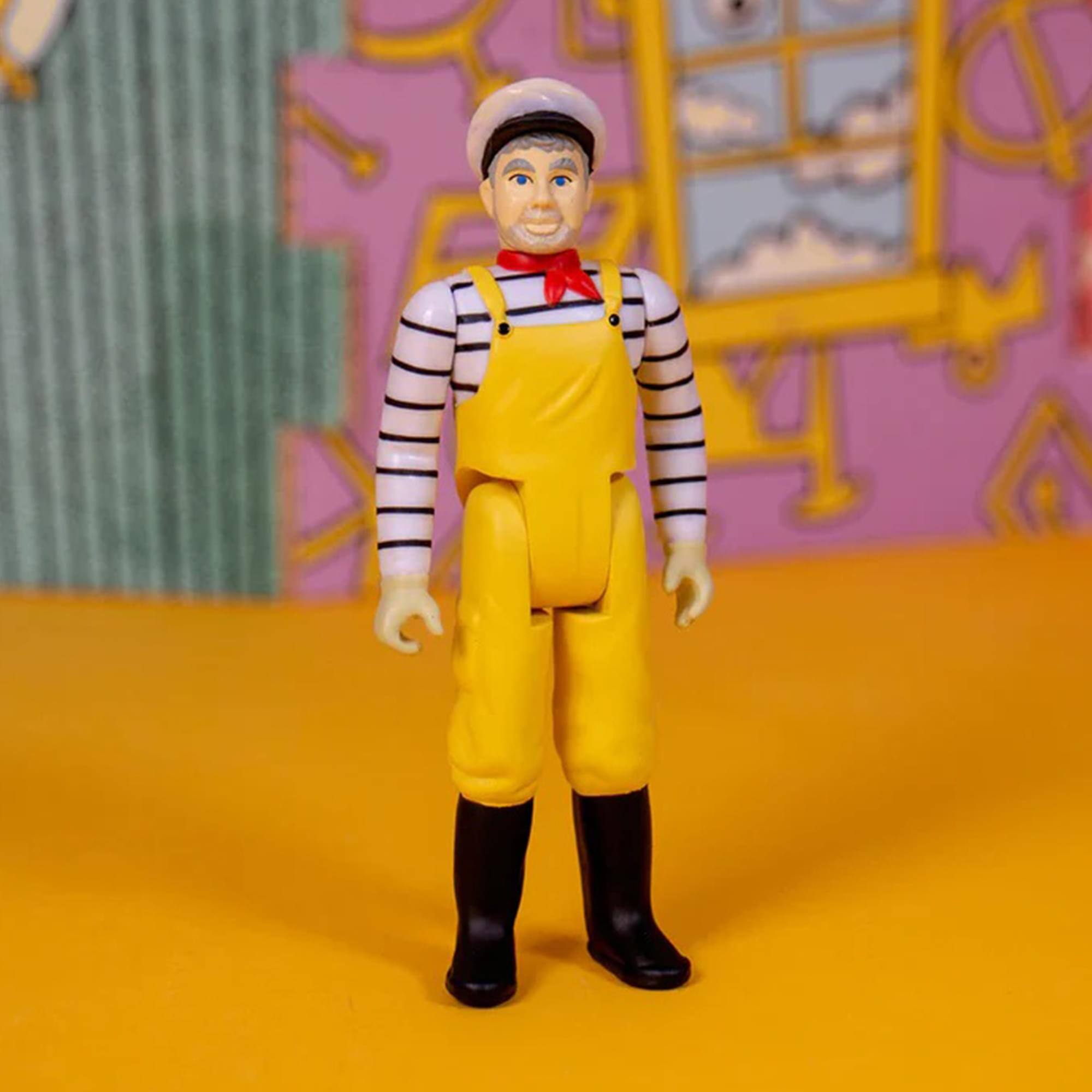 Alt View 10. Super7 - Pee-Wee's Playhouse 3.75 Inch ReAction Figure | Captain Carl.