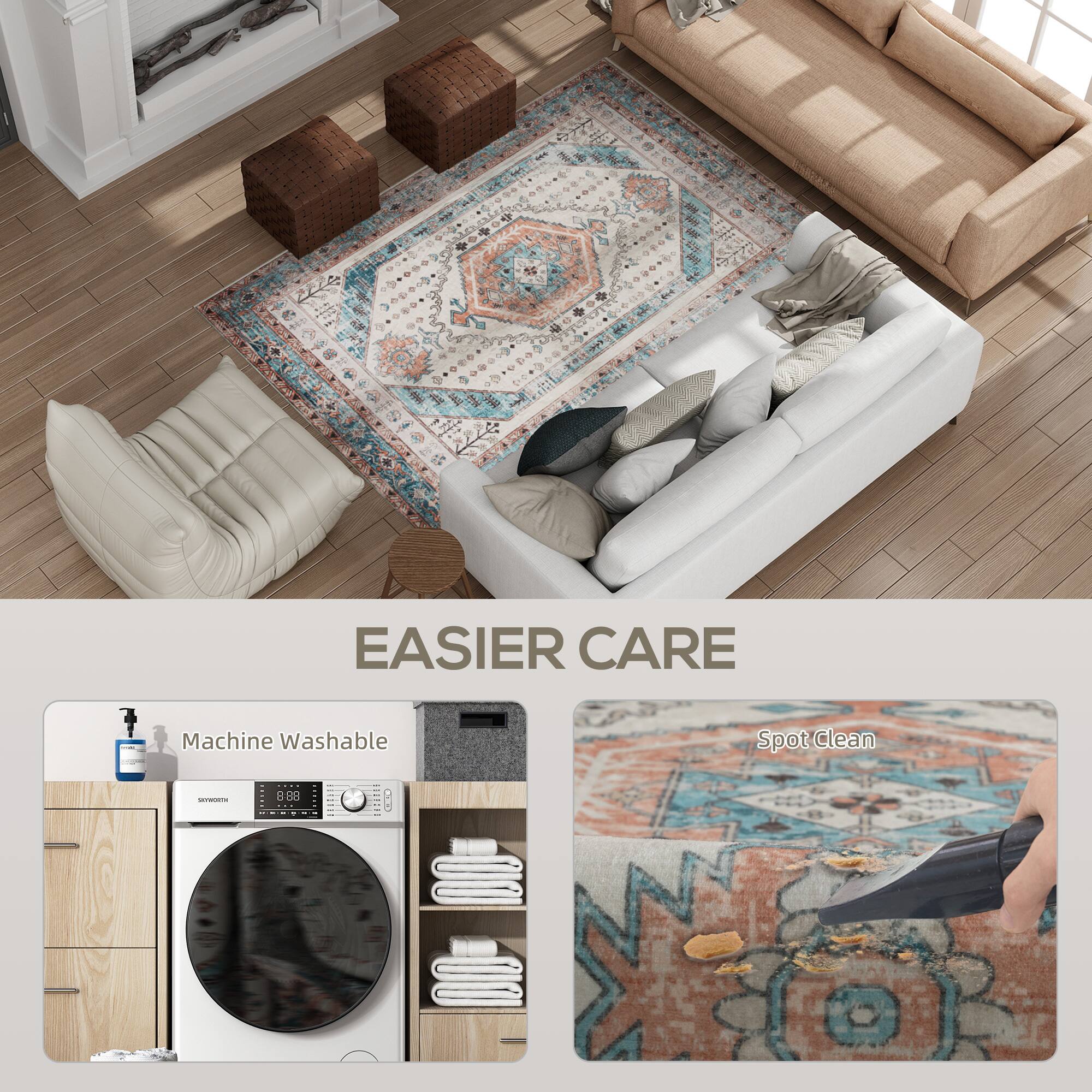 EASIER CARE
Machine Washable
Spot Clean