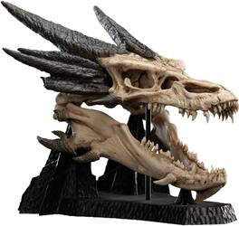 Weta Workshop - Polystone - The Hobbit Trilogy - Skull of Smaug Miniature Skull - COLLECTIBLES - Multicolor