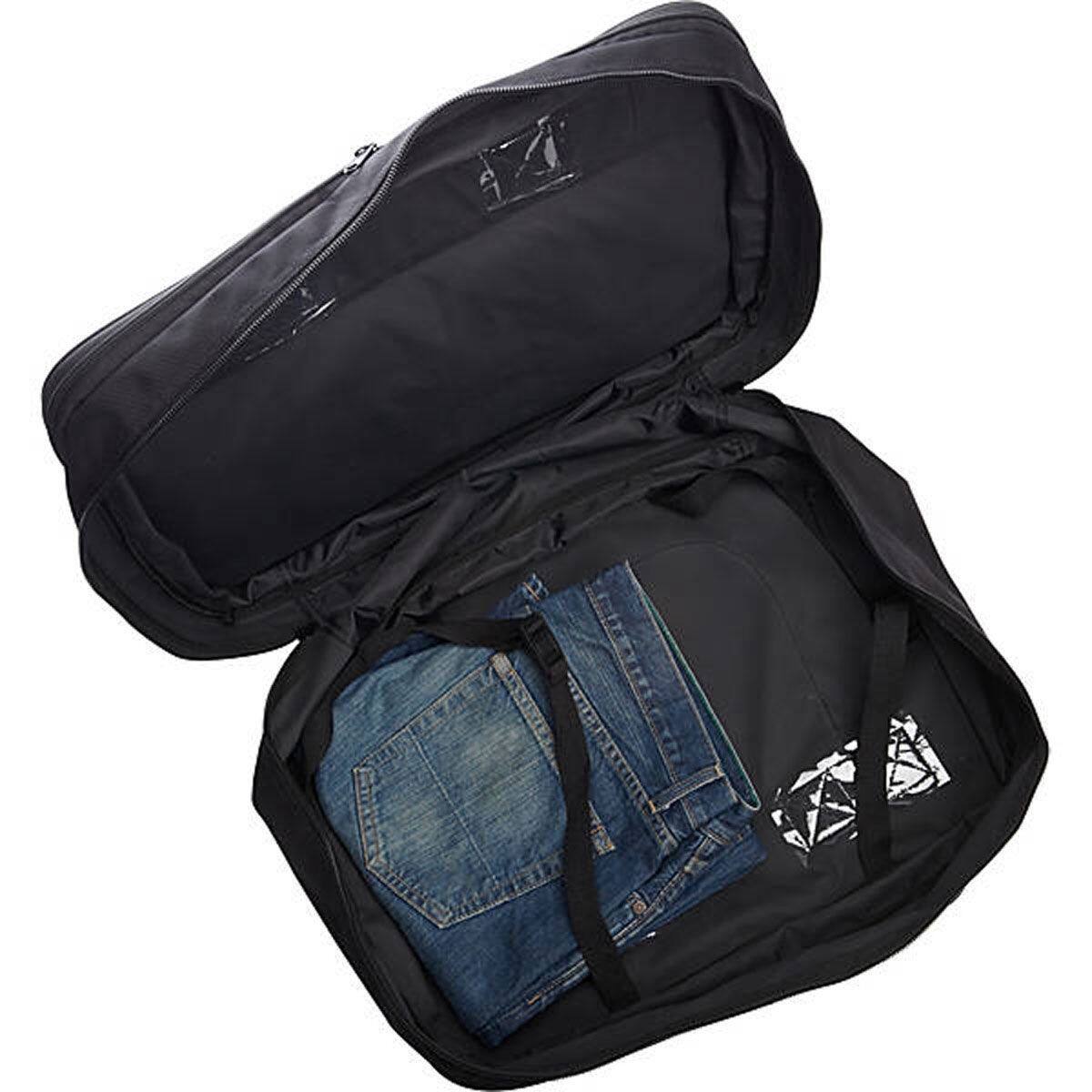 Angle. A.Saks - A.Saks 21" Expandable Soft Carry On Duffle Bag - Black/Red.