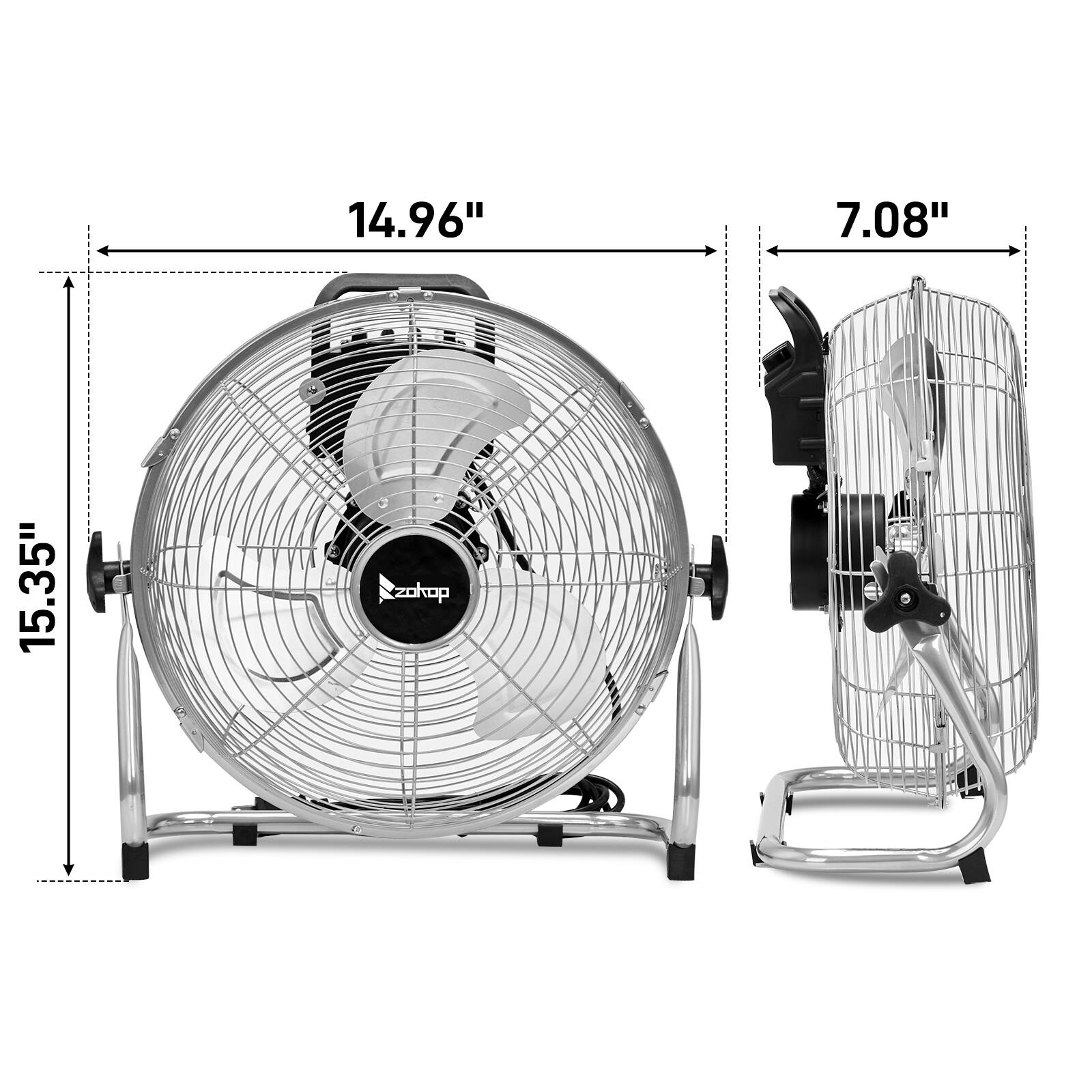 14.96" 7.08" 15.35" zokop