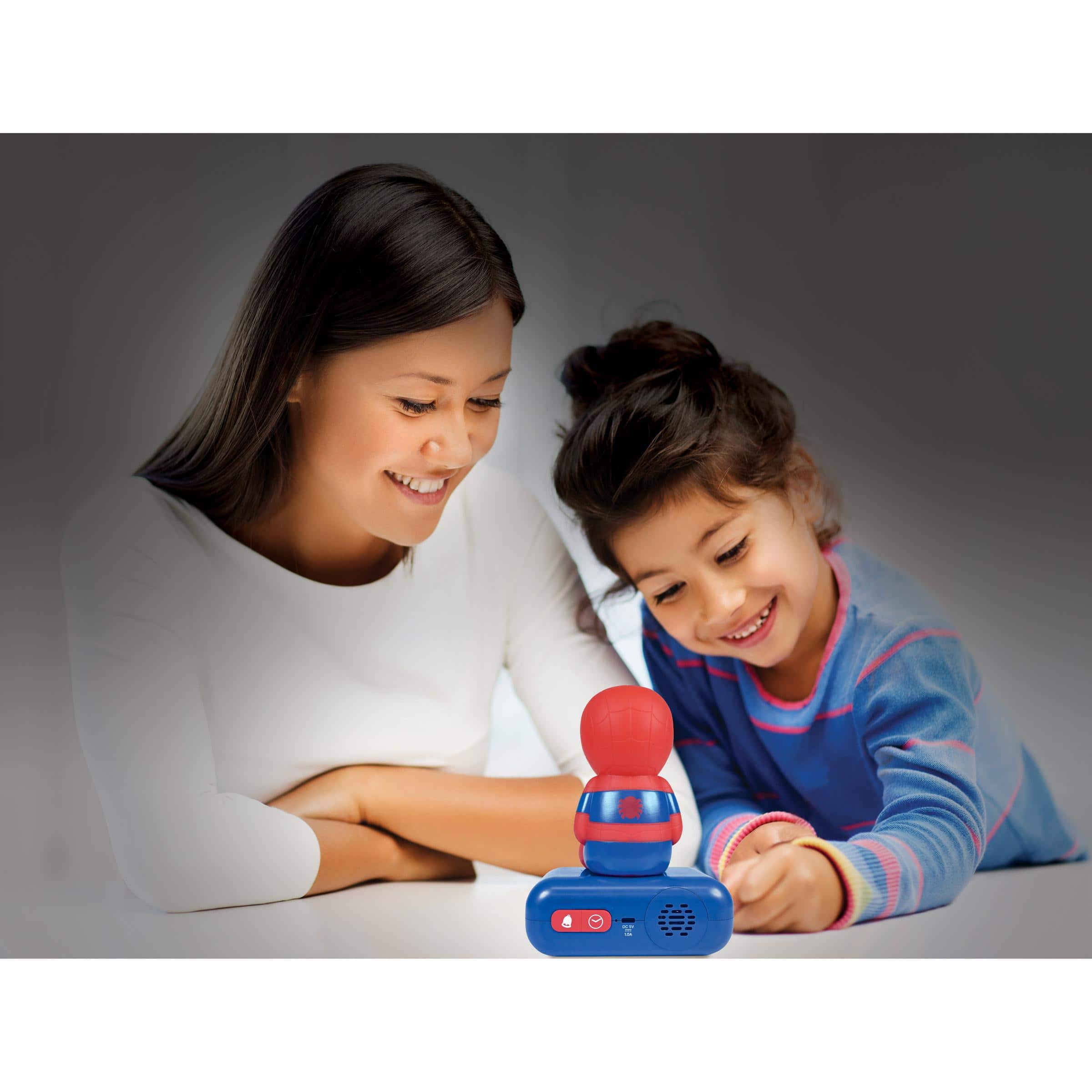 Lexibook Digital alarm clock with 3D Spider Man night light