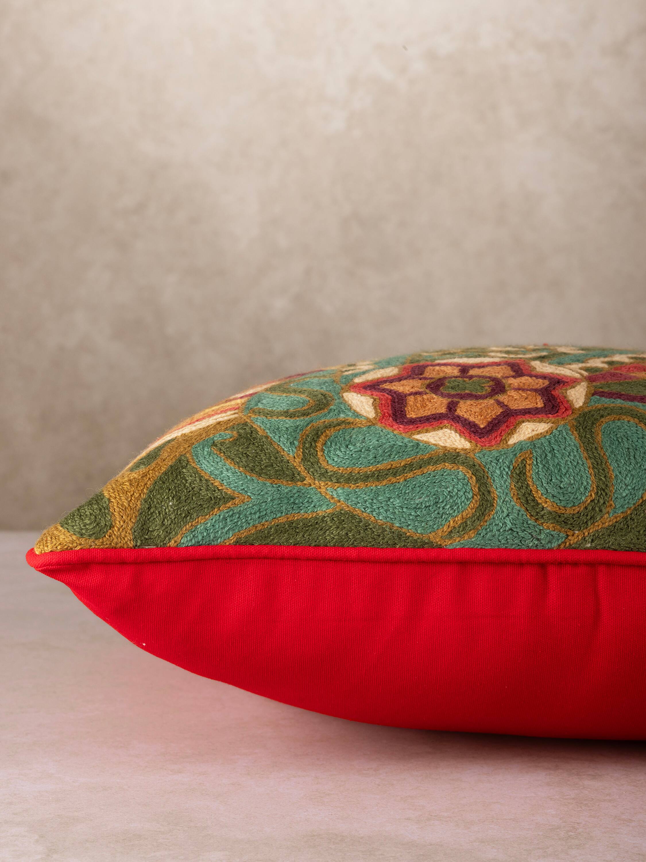 Left. GAURI KOHLI - Sofia Pillow - Multicolored.