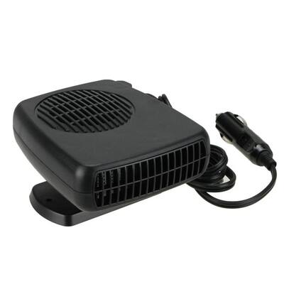 best car heater for cigarette lighter Ahfiwaso 150-Watt 12-Volt Portable Forced Air and Defroster Heating and Cooling Fan Plugs into Black 27CSA17011 Its easy to carry and store making it a must 12v Heater Best Cigarette Lighter