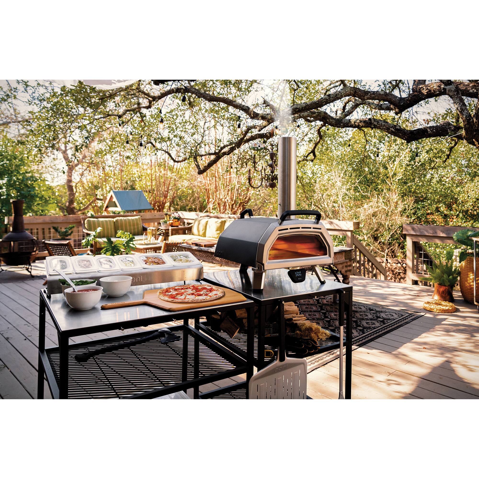 Alt View 19. Ooni - Karu 16 Multi-Fuel Pizza Oven - Black.