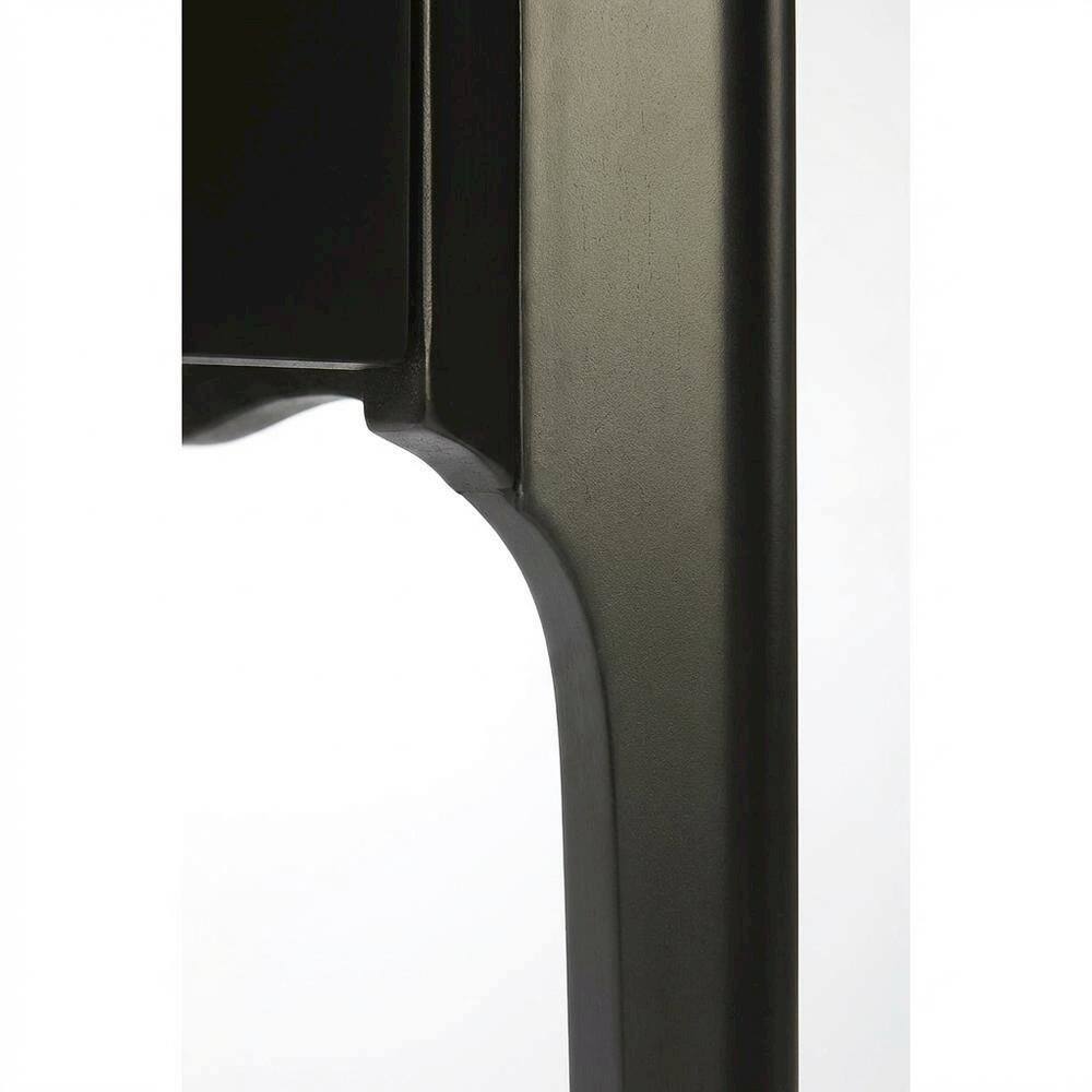 Alt View 6. Starlight Canyon Home - 1-Drawer Nightstand with Distressed Finish - Black.
