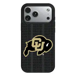 Keyscaper - NCAA - Colorado Buffaloes iPhone Magnetic Bump Case - 15 - Black