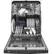 Alt View 12. GE Profile - Top Control Built-In Dishwasher with Stainless Steel Tub, 3rd Rack, 45dBA - Black stainless steel.