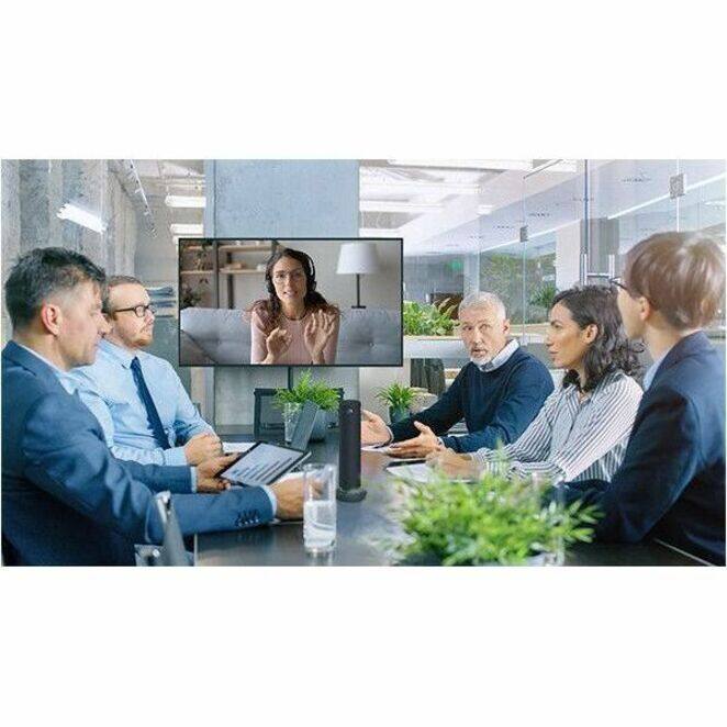 Alt View 5. Panasonic - Panasonic 360 Degree Camera Speakerphone - CMOS - Black.