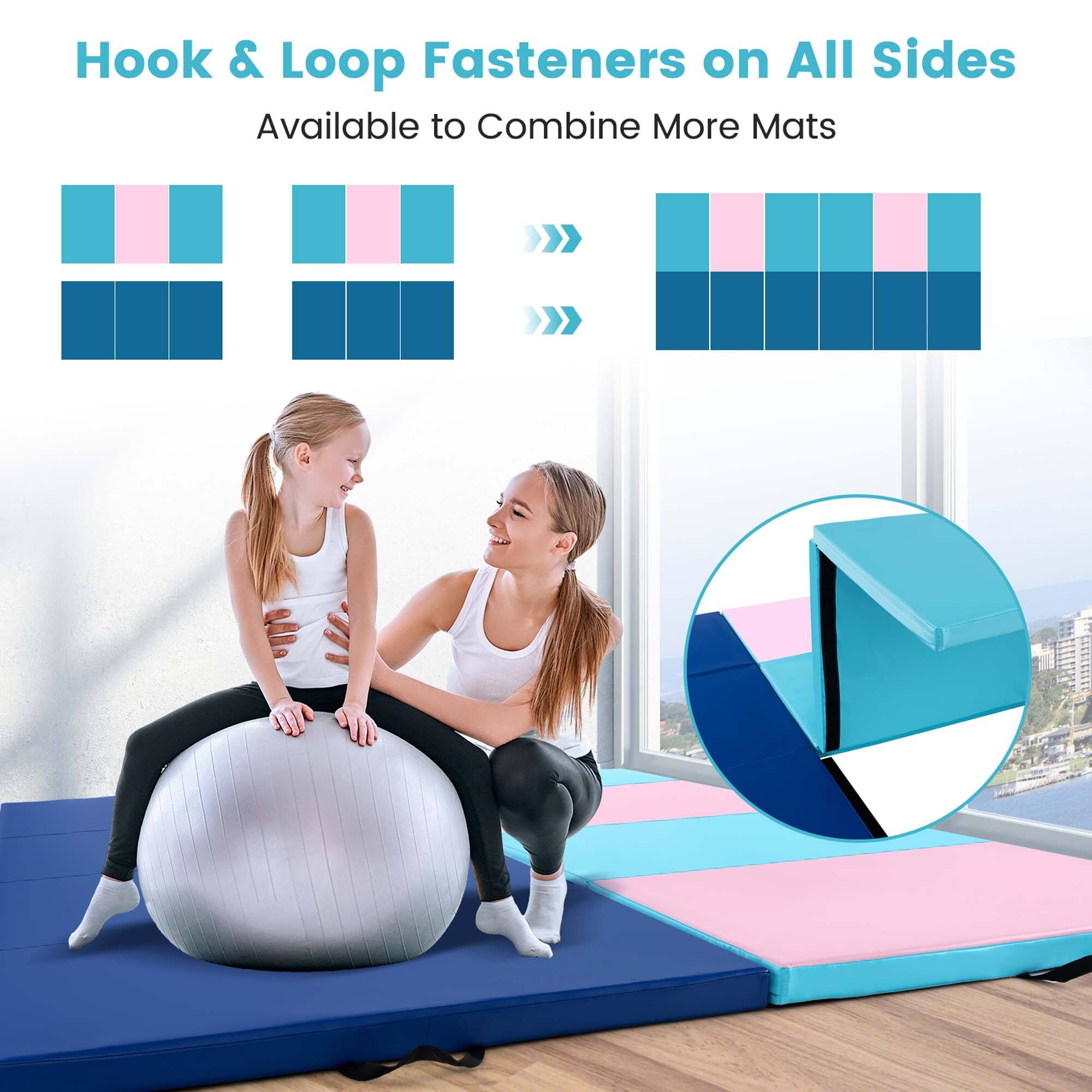 Hook & Loop Fasteners on All Sides  
Available to Combine More Mats