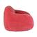 Alt View 6. GOODSILO - Giant Memory Foam Filled Bean Bag Sofa with Armrests for Adults, Spacious Faux Fur Lounger for Living Room and Bedroom - Rose Red.