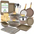 nutrichef NON-STICK BAKEWARE AND COOKWARE SET 22 PIECES