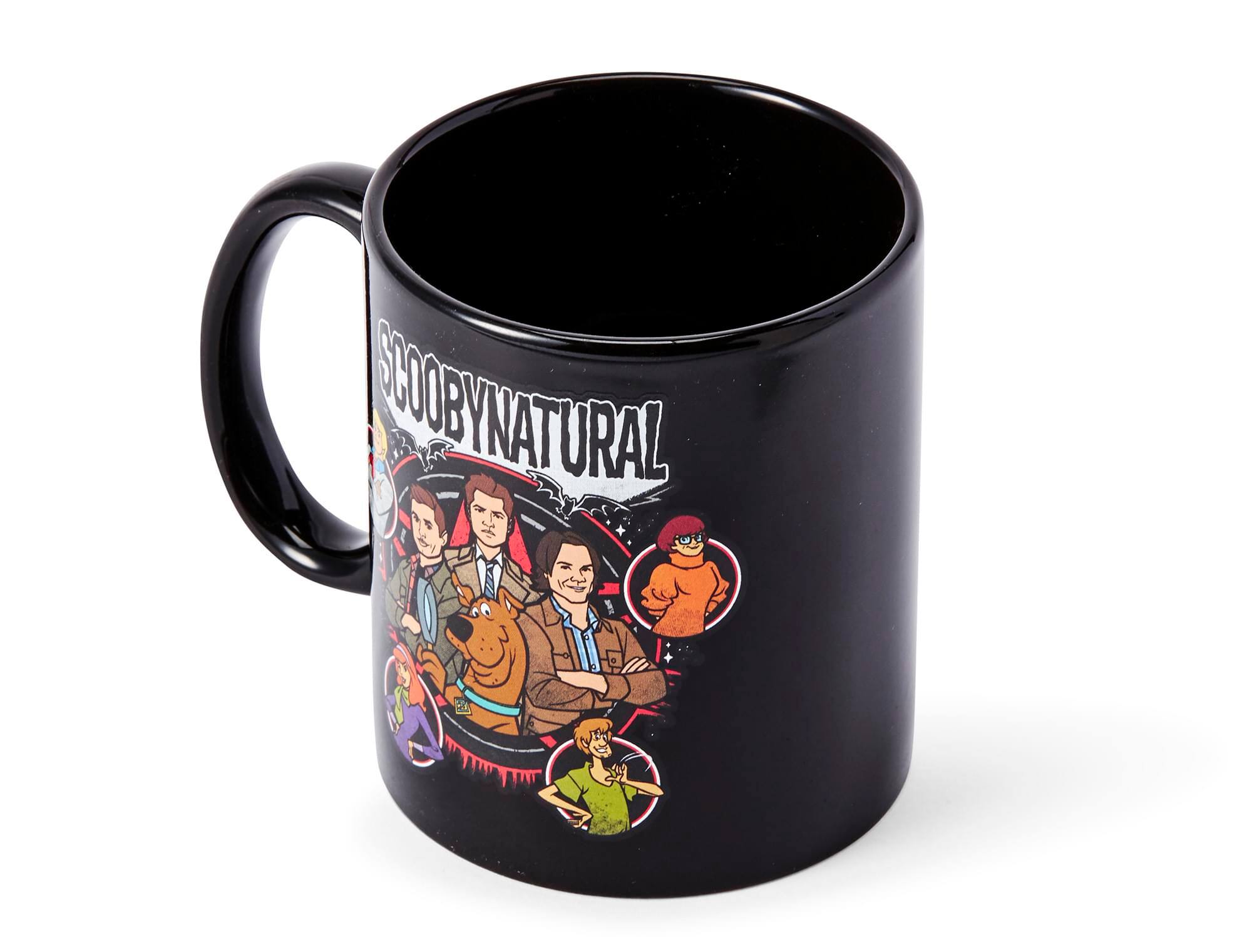 Alt View 1. Warner Bros. - Scooby-Doo x Supernatural "Scoobynatural" Coffee Mug | Holds 11 Ounces - Black.