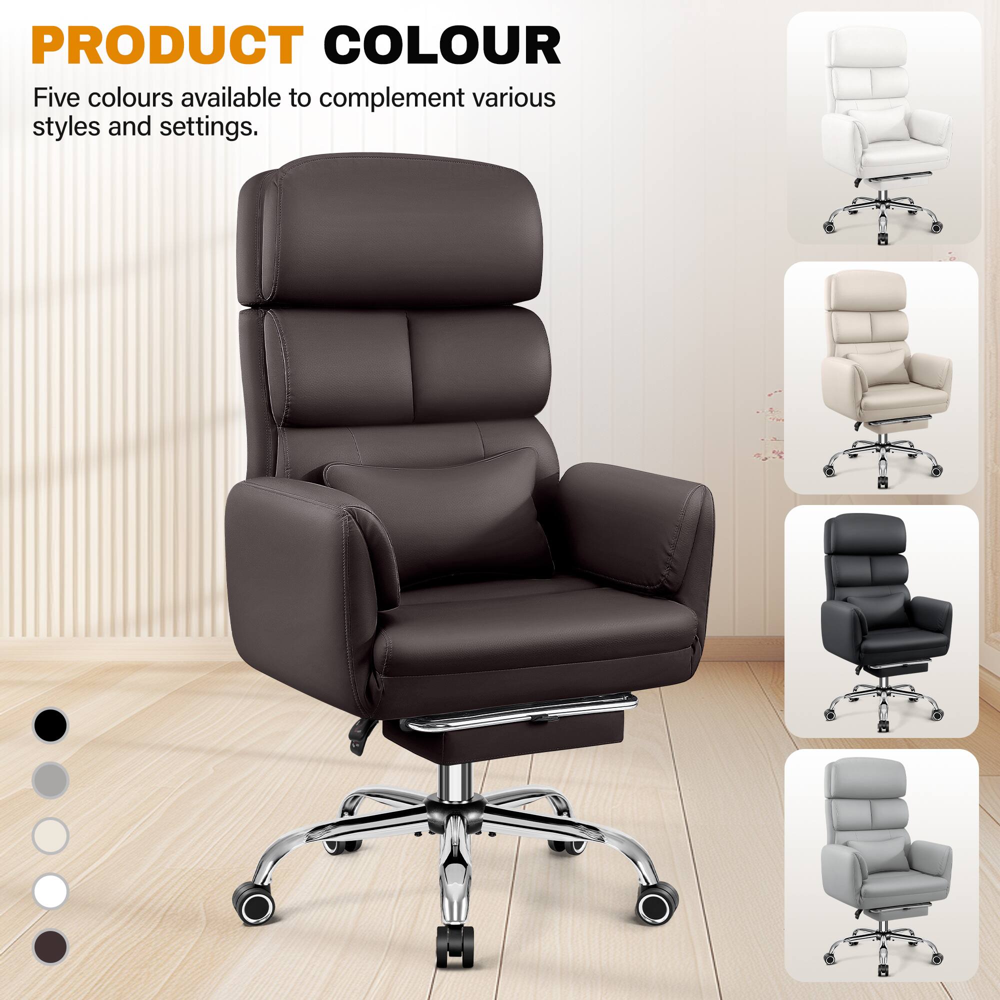 PRODUCT COLOUR

Five colours available to complement various styles and settings.