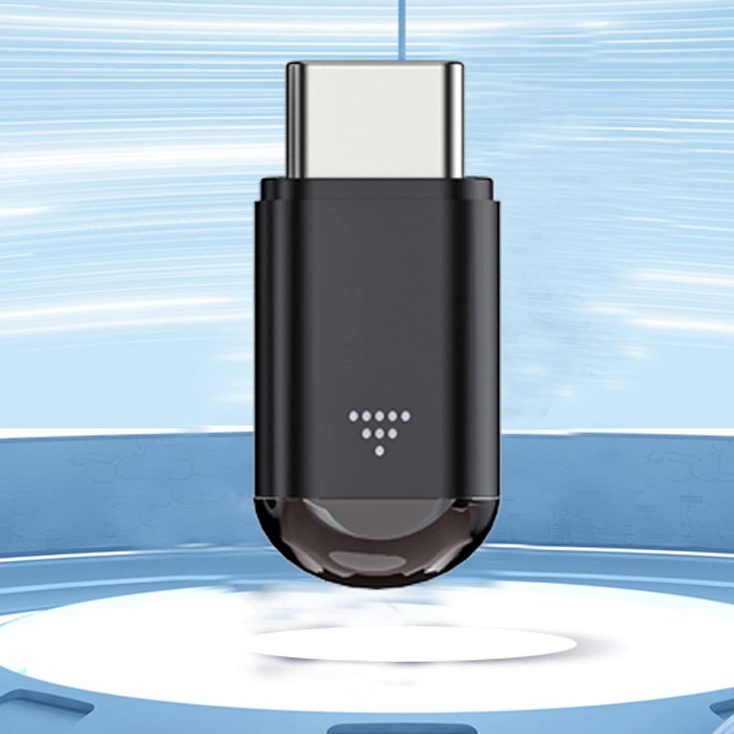 Front. ACJPR - Smartphone IR Remote, Type-C Mini, for TV/AC/DVD, with Key Chain & Case.