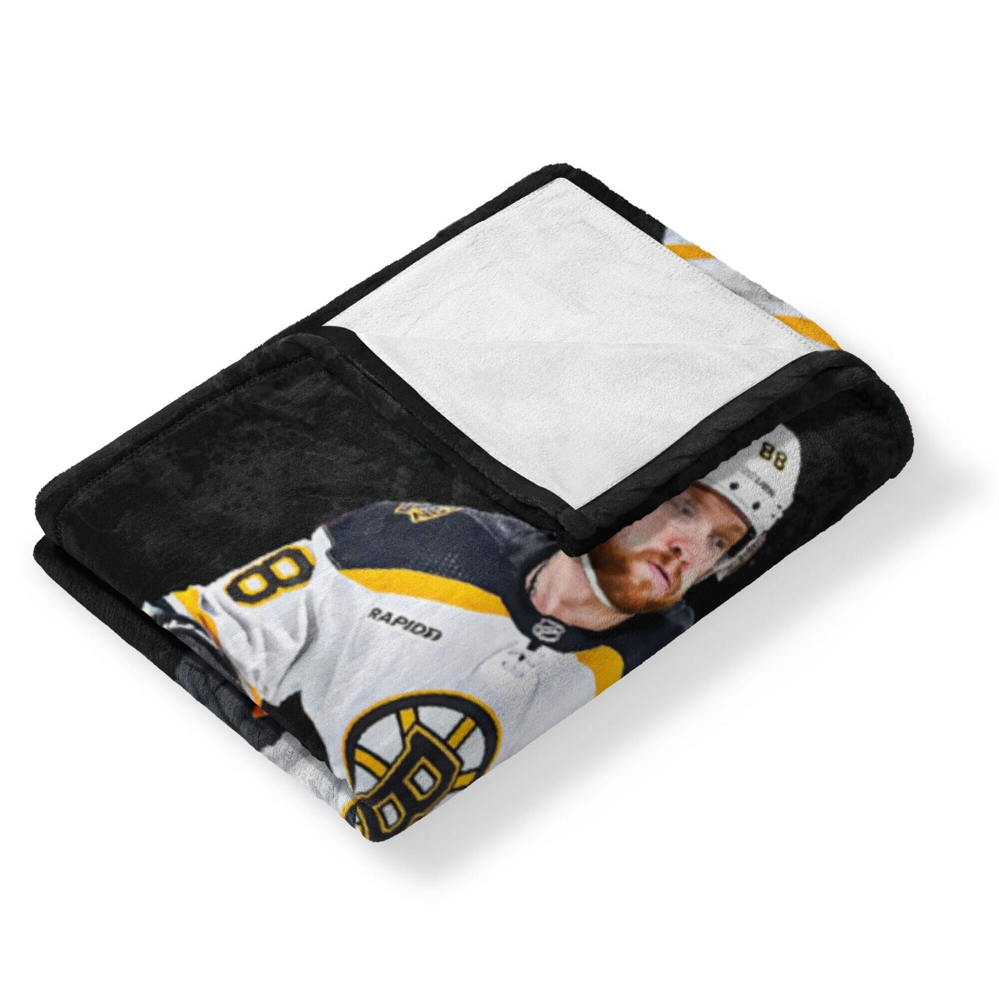 Alt View 1. Northwest - David Pastrnak 50" x 60" Player Silk Touch Throw Blanket - Multicolor.
