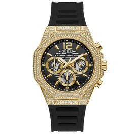 Guess - Men's Momentum Gold Tone Multi-function Dial Watch - GW0518G2 - Black