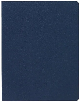 Front. GBC - Swingline GBC Solids Standard Presentation Covers, Letter Size, Navy, 25/Pack (25730) - Navy.