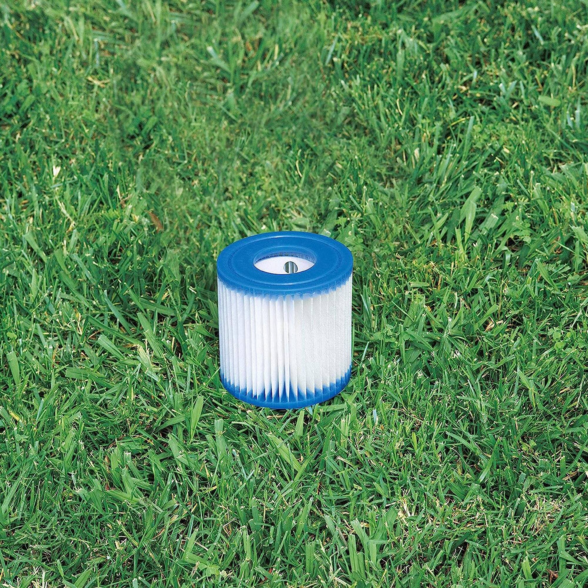 Alt View 8. Intex - Intex Type H Easy Set Filter Cartridge Replacement for Swimming Pools (8 Pack).