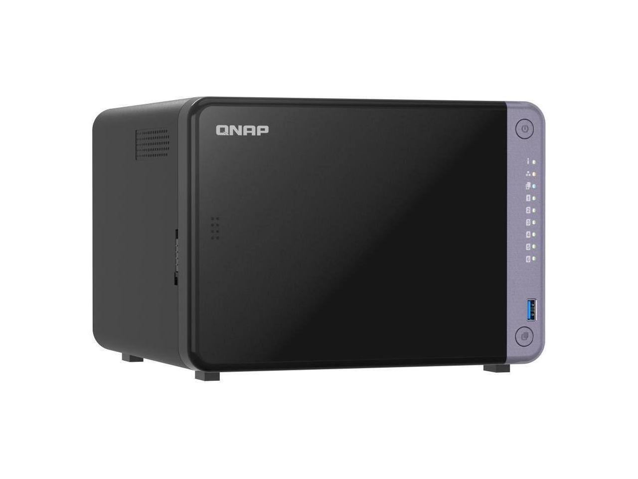 Alt View 2. QNAP - QNAP TS-632X 6-Bay NAS - ARM, 4GB RAM, 10GbE, PCIe (TS-632X-4G-US).