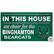 IN THIS HOUSE
we cheer for the
BINGHAMTON BEARCATS
for us
INSIDE or
OUTSIDE