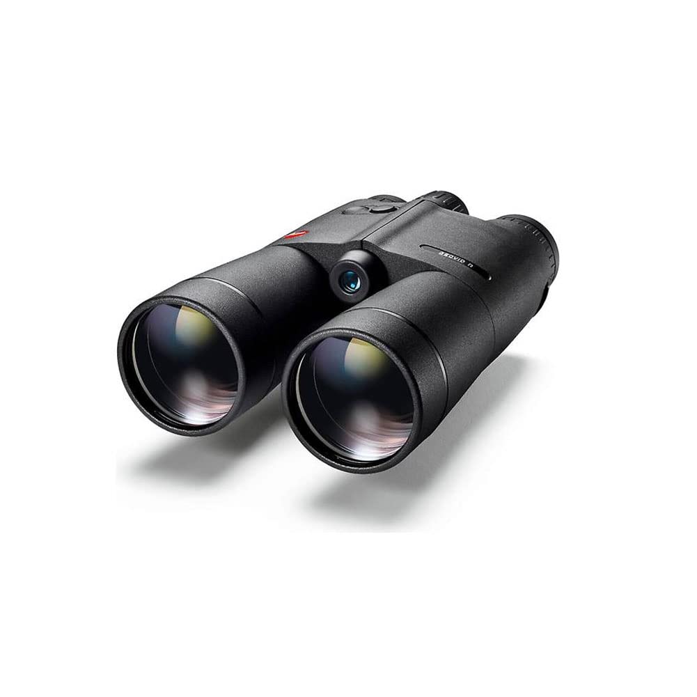Alt View 1. Leica - LEICA Geovid R Gen 2022 Compact Lightweight Hunting Bird Watching Rangefinder Binoculars with Carrying Strap Incuded, 15 - Black.