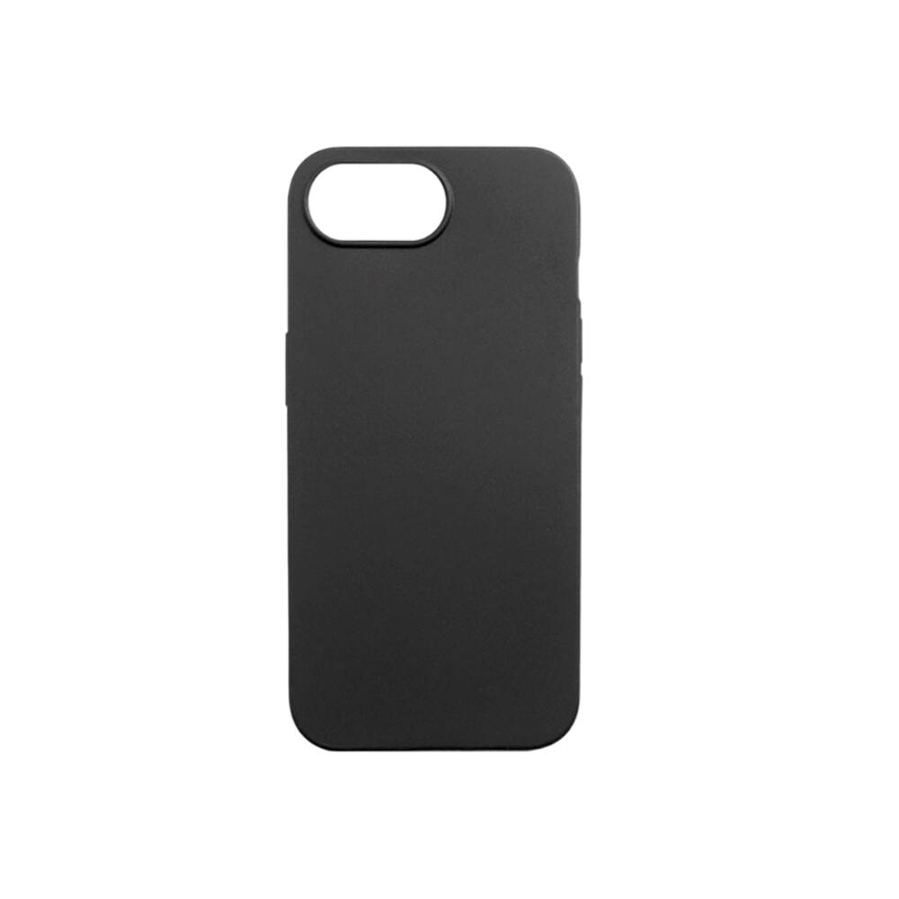 Alt View 1. Qixxronics - Qixxronics for iPhone 17e Silicone Case Shock-Absorbent Slim Protective Phone Cover (Black) - Black.