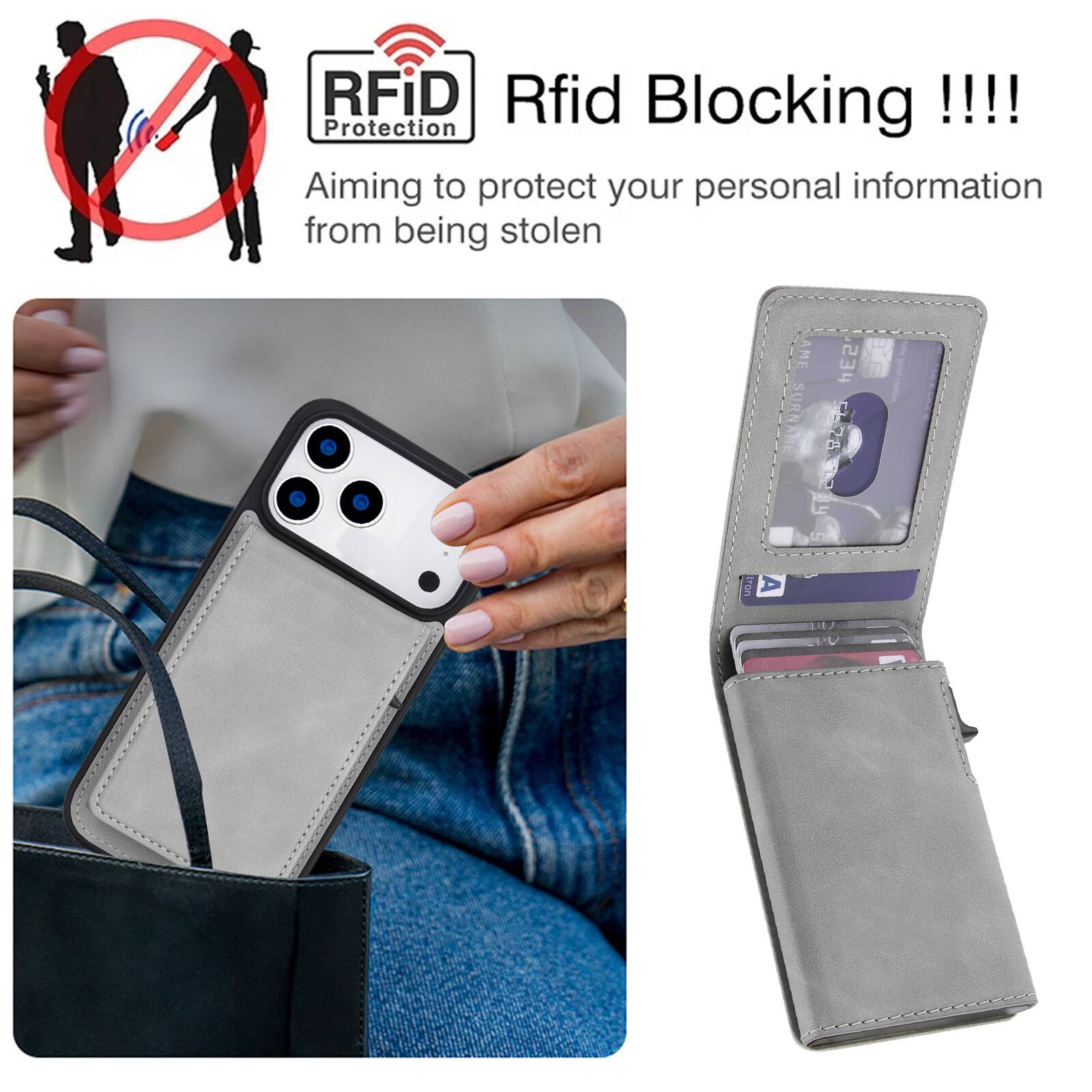 RFID Blocking !!!  
Aiming to protect your personal information from being stolen  
RFID Protection  
By tron A
