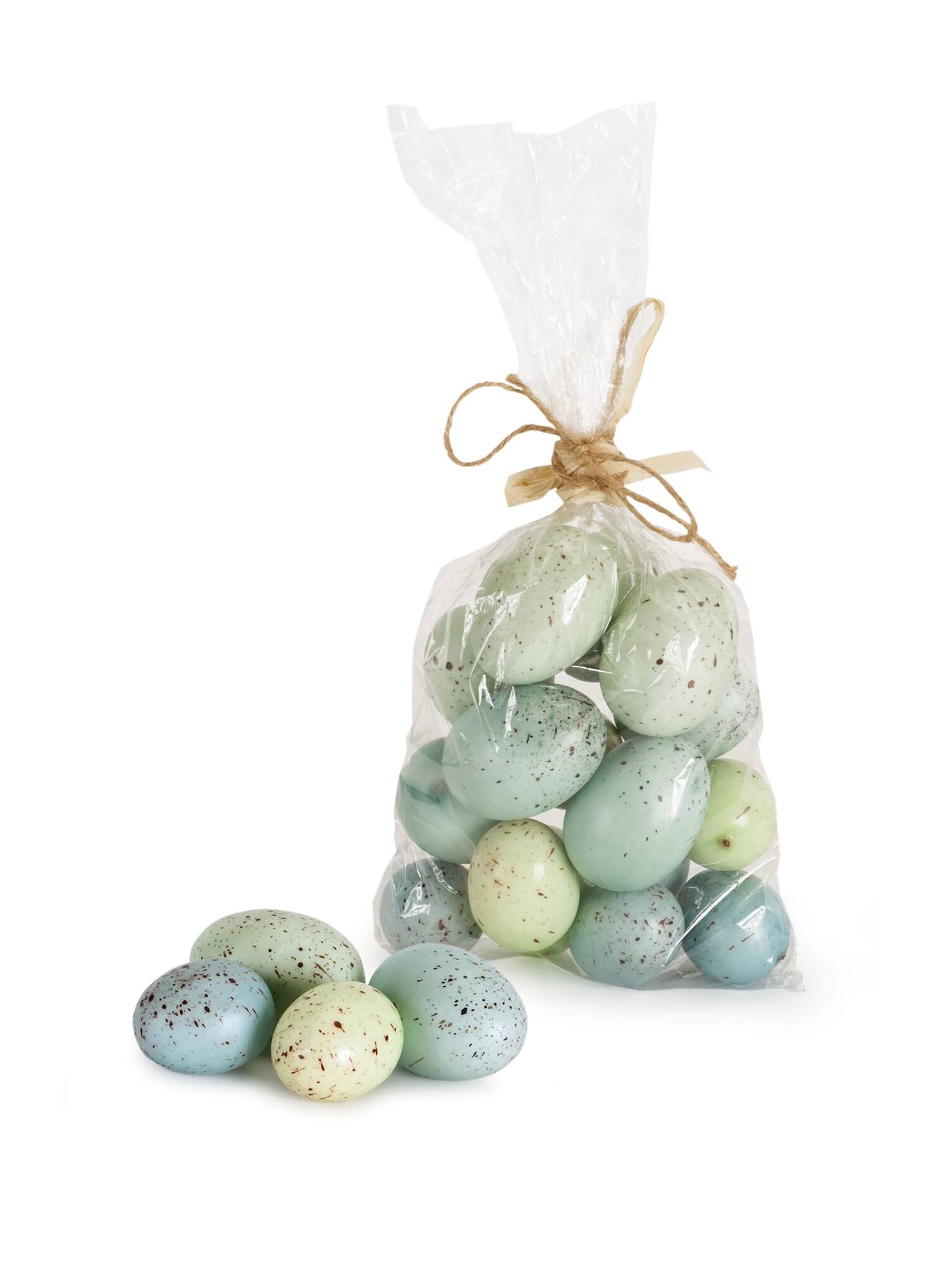 BreeBe - Bird Egg Filler Decor (Bag of 16) - Blue, Green