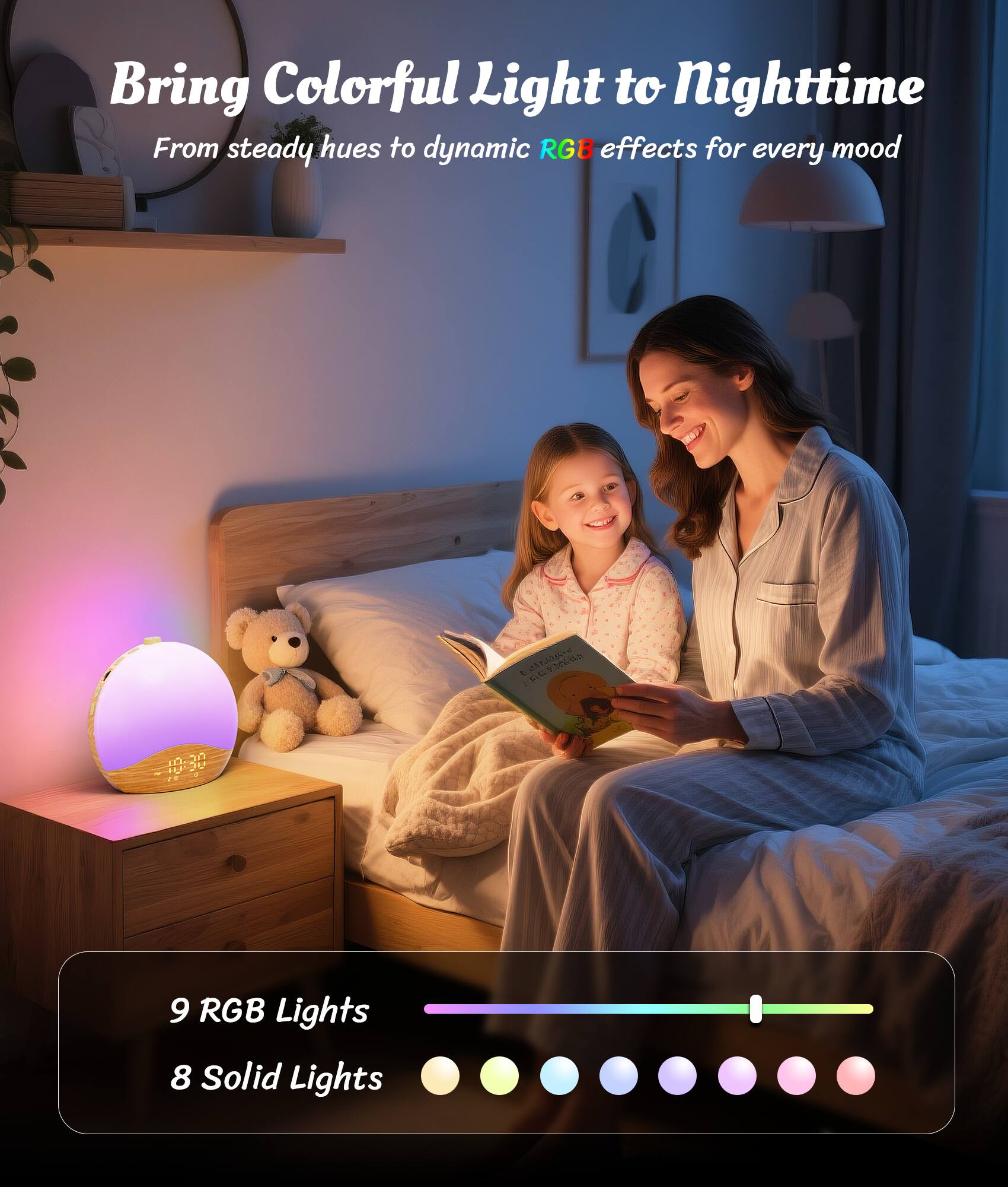 Bring Colorful Light to Nighttime
From steady hues to dynamic RGB effects for every mood

9 RGB Lights
8 Solid Lights