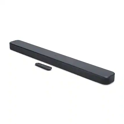 Front. JBL - BAR300MK2 5.0 Soundbar with Dolby Atmos - Black.