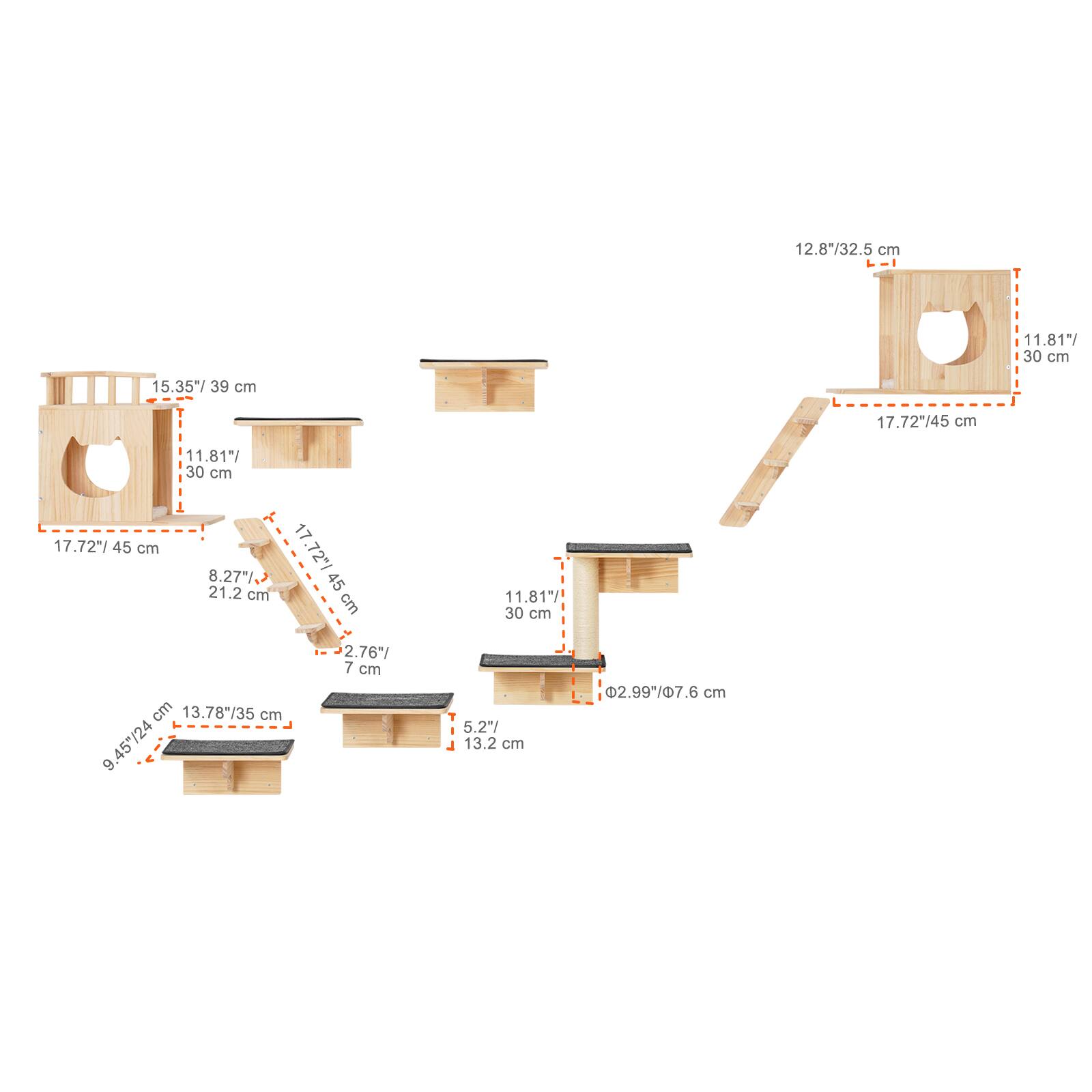 12.8"/32.5 cm  
11.81"/30 cm  
15.35"/39 cm  
17.72"/45 cm  
11.81"/30 cm  
17.72"/45 cm  
8.27"/21.2 cm  
11.81"/30 cm  
13.78"/35 cm  
9.45"/24 cm  
2.76"/7 cm  
5.2"/13.2 cm  
17.72"/45 cm  
12.8"/32.5 cm  
11.81"/30 cm  
17.72"/45 cm  
11.81"/30 cm  
5.2"/13.2 cm  
9.45"/24 cm  
13.78"/35 cm  
8.27"/21.2 cm  
2.76"/7 cm  
12.8"/32.5 cm  
11.81"/30 cm  
17.72"/45 cm  
11.81"/3