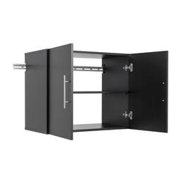 Prepac - HangUps 30" Upper Storage Cabinet - Black