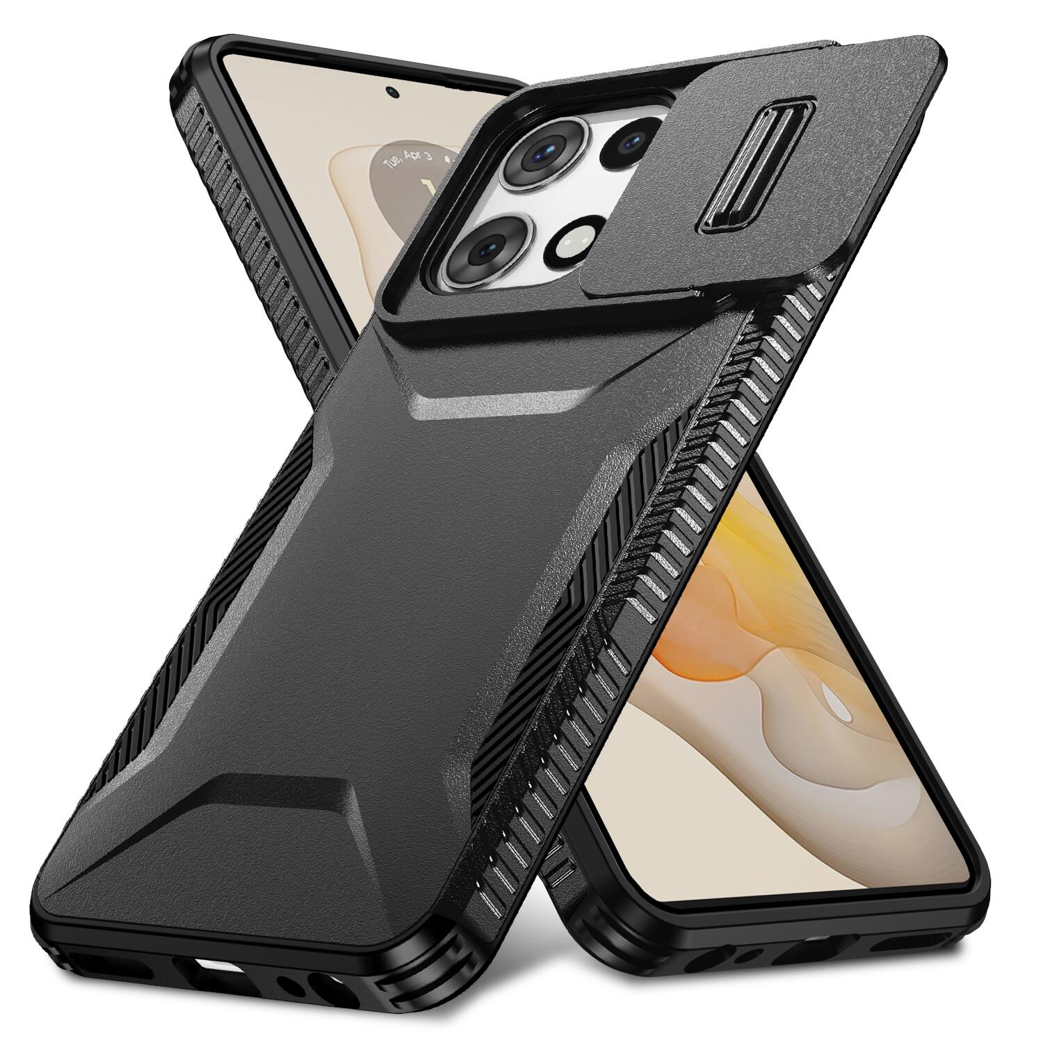UUCOVER For Motorola Moto G 5G 2025/2026 Dual Layer Case with Sliding ...