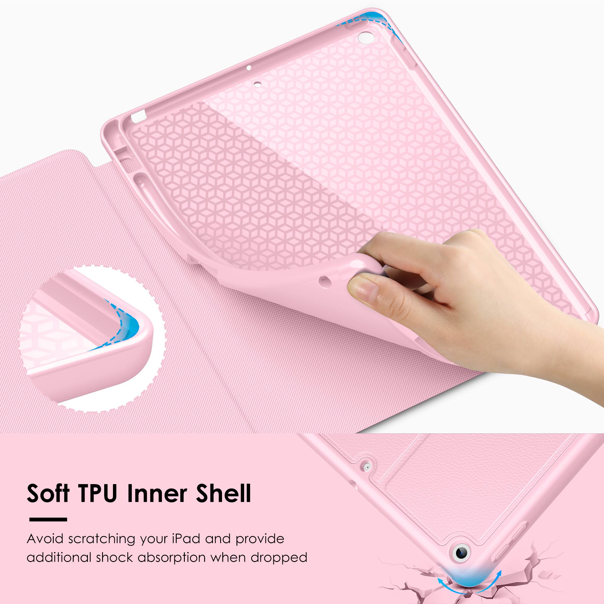 Soft TPU Inner Shell

Avoid scratching your iPad and provide additional shock absorption when dropped.