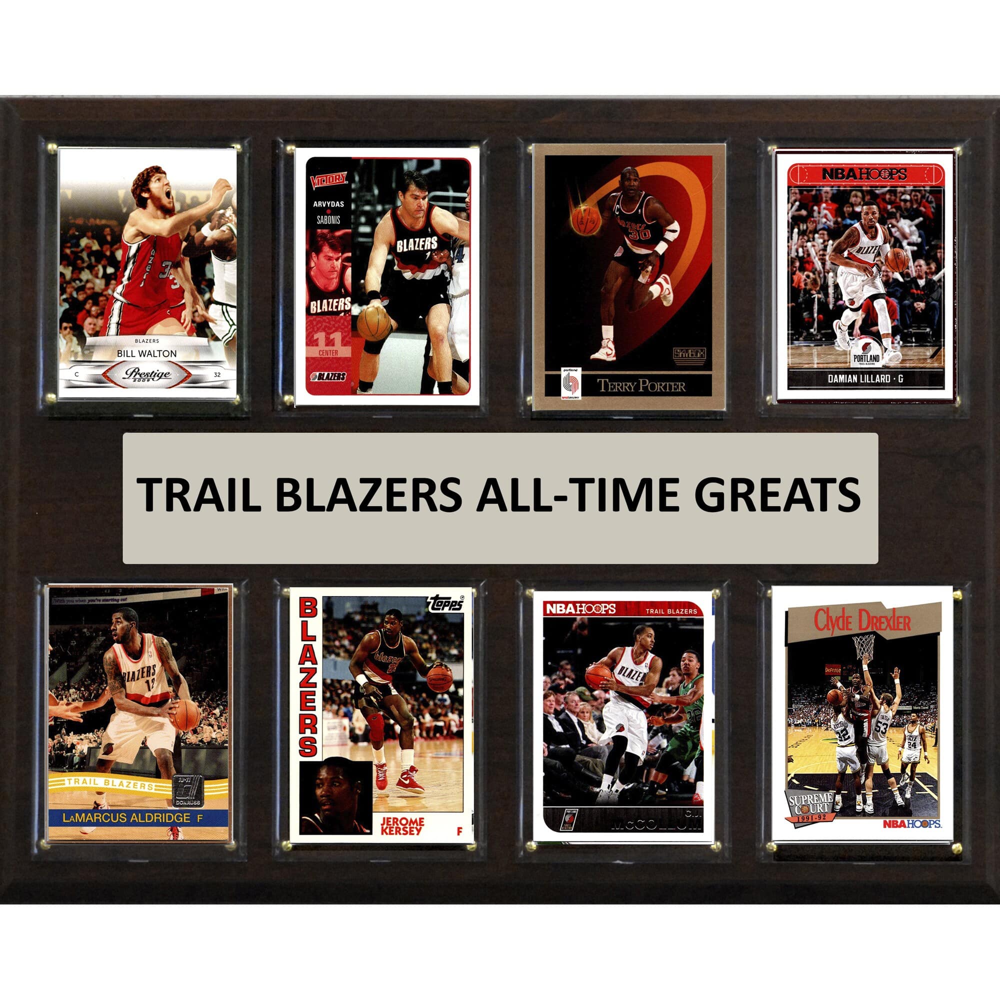 "C&I Collectibles - Portland Trail Blazers 12"" x 15"" Trading Card Plaque - Multicolor" price history on PriceWatchPro