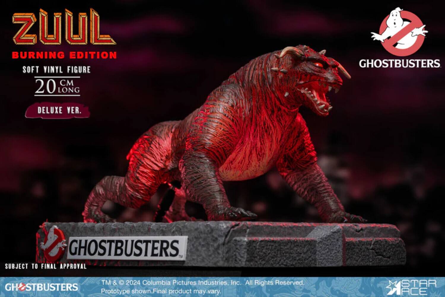 PopMarket Ghostbusters Zuul Burning Edition Deluxe Version Soft Vinyl ...