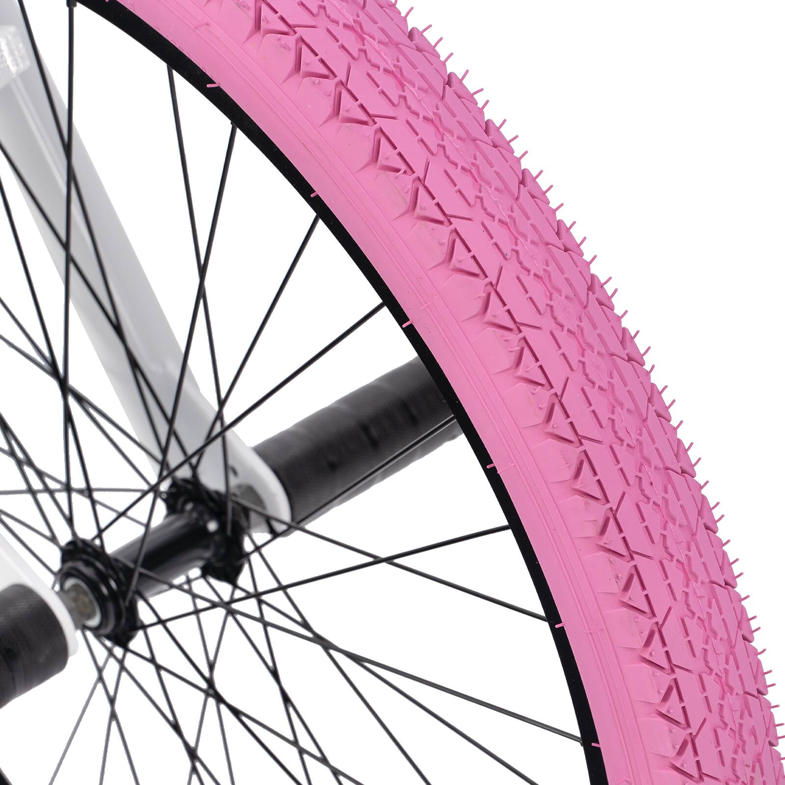 Alt View 7. JOYSTAR - JOYSTAR Brockway Freestyle Kids BMX Bike 24" Kids Bicycles for Ages 9-12, Girls Boys Beginner-Level Riders 2 Pegs, White - White.