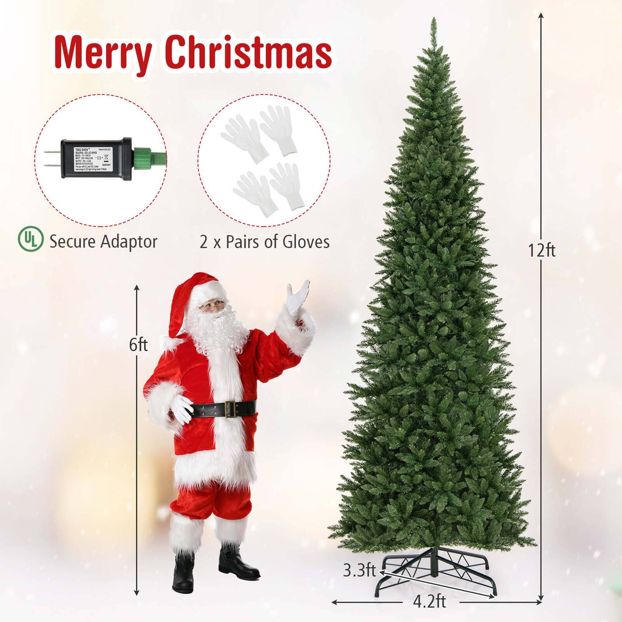 Merry Christmas

- UL Secure Adaptor
- 2 x Pairs of Gloves
- 12ft
- 6ft
- 3.3ft
- 4.2ft
