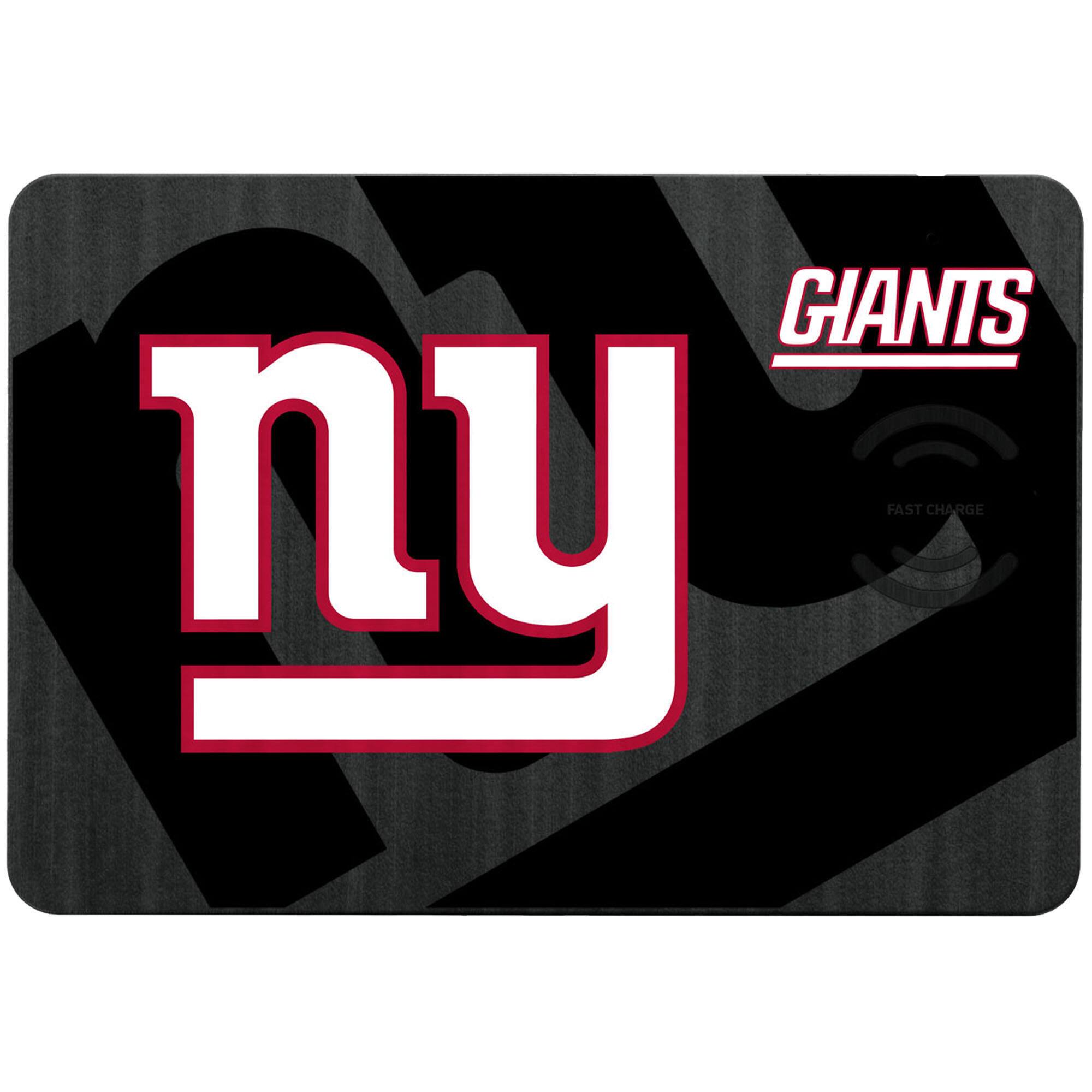 Keyscaper - New York Giants Wireless Charger and Mouse Pad - Multicolor