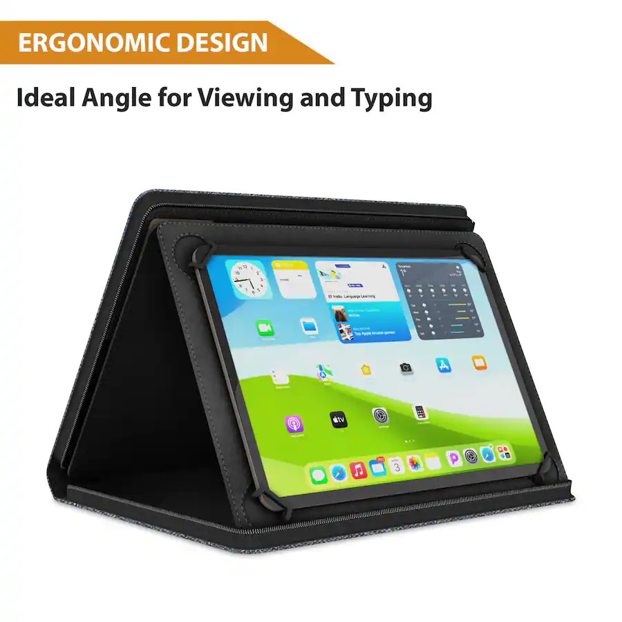KHOMO ACCESSORIES Universal Padfolio Case – Tablet Organizer with ...