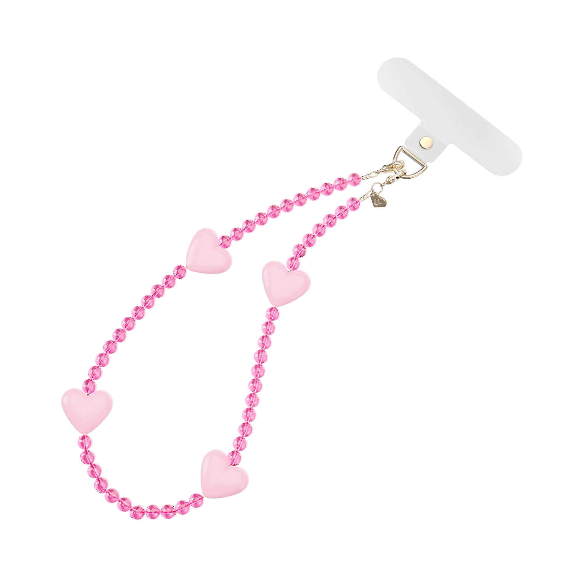 Alt View 1. VELVET CAVIAR - Phone Charm - Pink Heart.