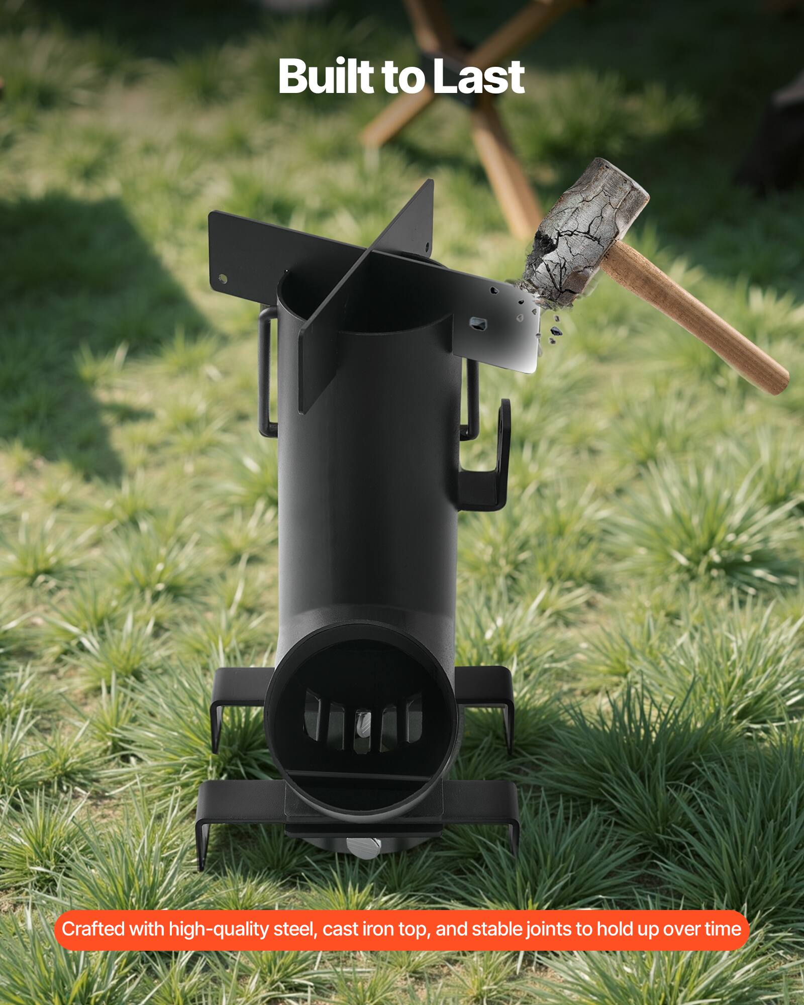 Built to Last

Crafted with high-quality steel, cast iron top, and stable joints to hold up over time