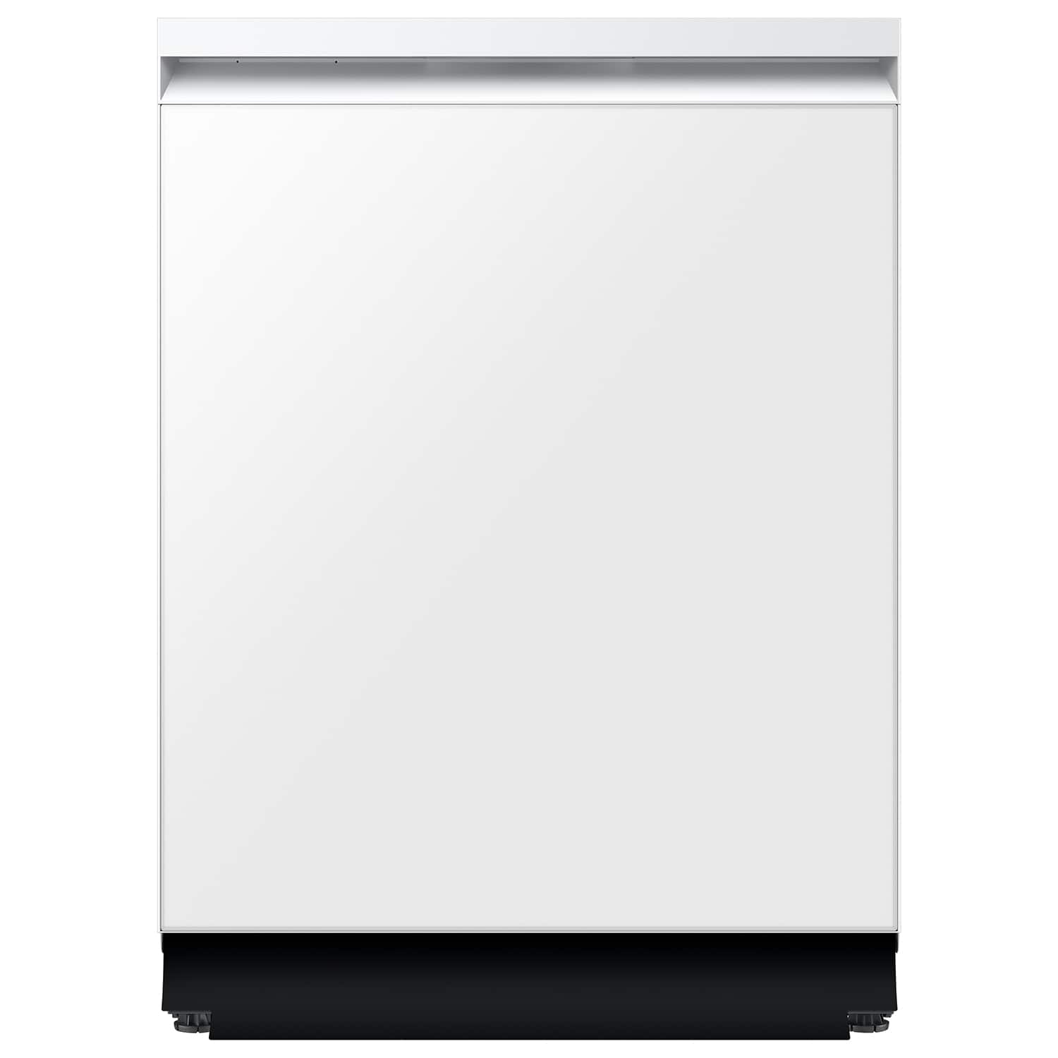 Samsung - 24" AutoRelease Dry Smart Built-In Stainless Steel Tub Dishwasher with 3rd Rack Washing System, 38dBA - White Glass - Front_Zoom