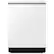 Front. Samsung - 24" AutoRelease Dry Smart Built-In Stainless Steel Tub Dishwasher with 3rd Rack Washing System, 38dBA - White Glass.