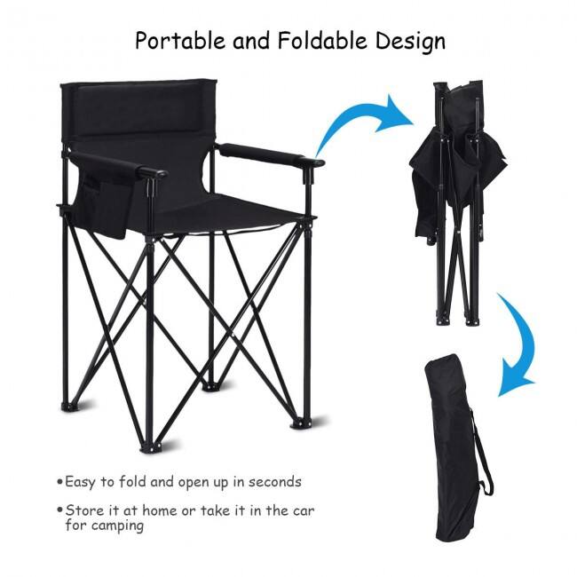 Portable and Foldable Design

- Easy to fold and open up in seconds
- Store it at home or take it in the car for camping